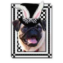 Easter - Some Bunny Loves You - Pug Photo Sculptures