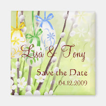 Easter Weeding - Customised Fridge Magnet