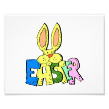 easter word yellow rabbit head.png art photo