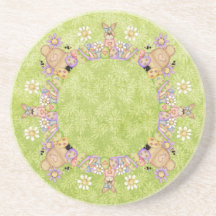 Easterbunnies and Eggs Coaster