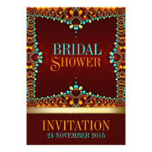 Eastern Bohemian Bridal Shower Invitations