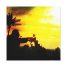 Easy, Rider... Color Canvas Print