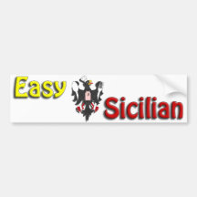 EasySicilian: Sicilian Cooking, Wines and More Bumper Sticker