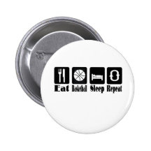 eat basketball sleep and repeat pinback buttons