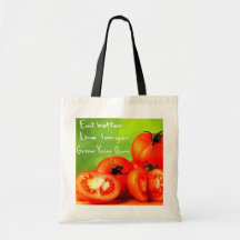 EAT BETTER LIVE LONGER TOTE BAGS