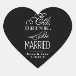 Eat Drink and Be Married stickers