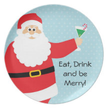 Eat Drink and Be Merry Plate