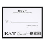 EAT, DRINK | RSVP STYLE 1 CUSTOM ANNOUNCEMENTS