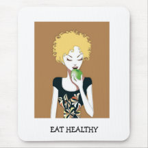 EAT HEALTHY MOUSEPAD