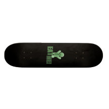 EAT ME! Gingerbread Man - Green Skate Board Decks