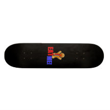 EAT ME! Gingerbread Man - Original Colours Skateboard Decks