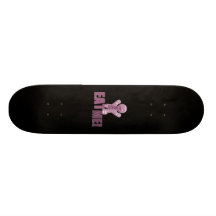 EAT ME! Gingerbread Man - Pink Skate Board Deck