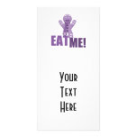 EAT ME! Gingerbread Man - Purple Photo Cards