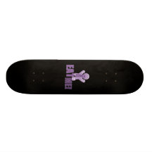 EAT ME! Gingerbread Man - Purple Skateboard Deck