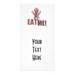EAT ME! Gingerbread Man - Red Photo Greeting Card