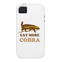 Eat more cobra - Honey Badger Vibe iPhone 4 Cover
