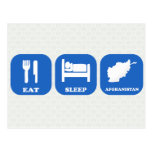 Eat Sleep Afghanistan Post Card