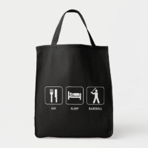 Eat Sleep Baseball Bag