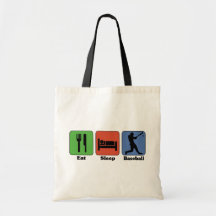 Eat Sleep Baseball Bags