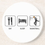Eat Sleep Basketball Coaster