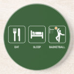 Eat Sleep Basketball Coaster