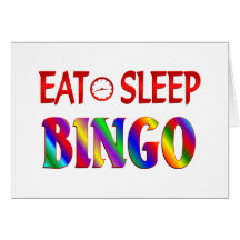 Eat Sleep Bingo Card