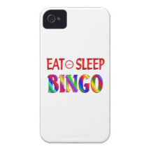 Eat Sleep Bingo Case-Mate iPhone 4 Cases
