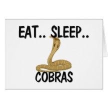 Eat Sleep COBRAS Card