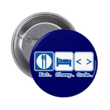 eat sleep code (html) pins