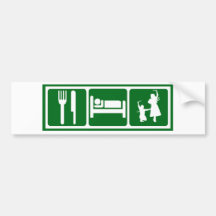 Eat,Sleep,Dabkeh Bumper Stickers