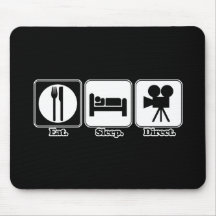 eat sleep direct mouse pad