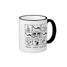 Eat Sleep Dive Rinse and Repeat Coffee Mugs