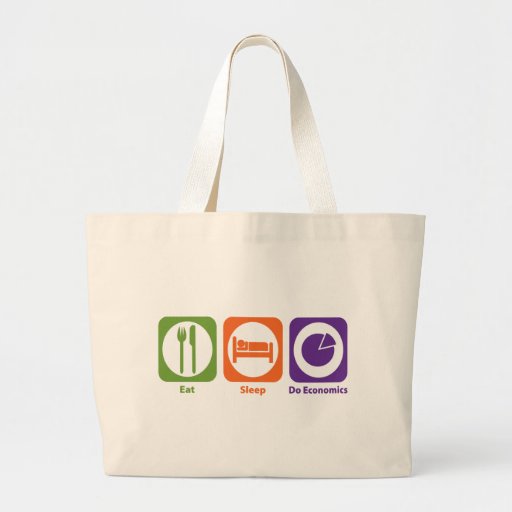Eat Sleep Do Economics Canvas Bag
