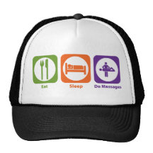 Eat Sleep Do Massages Hats