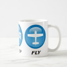 Eat Sleep Fly Mug