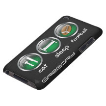 Eat Sleep Football :: iPod Touch 4G Case iPod Touch Case