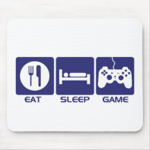 Eat Sleep Game Mouse Pad