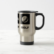 Eat Sleep Golf Coffee Mug