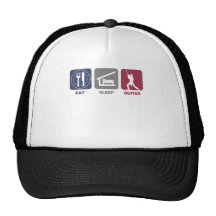 Eat Sleep Guitar 2 Mesh Hat