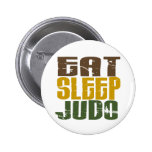 Eat Sleep Judo 1 Pinback Buttons