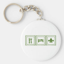 Eat Sleep... Keychains