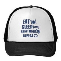 Eat Sleep Krav maga Hat