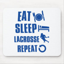 Eat sleep lacrosse mousepad