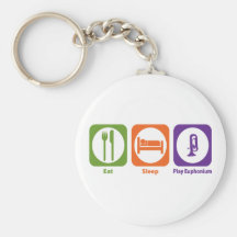 Eat Sleep Play Euphonium Keychain