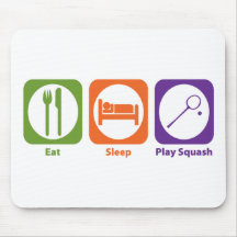 Eat Sleep Play Squash Mouse Mat