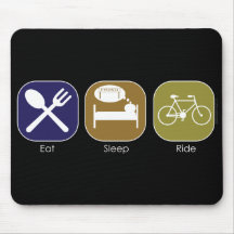 Eat Sleep Ride Mouse Mat