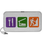 Eat Sleep Rock Climbing Laptop Speakers