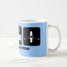 eat sleep row mugs
