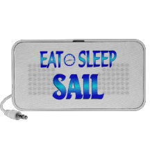 Eat Sleep Sail Laptop Speakers