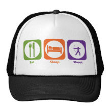Eat Sleep Shoot Hats